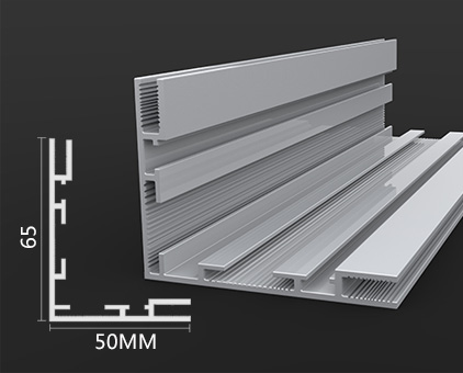 HBMC65-50超薄兩用(yòng)卡布燈箱鋁型材