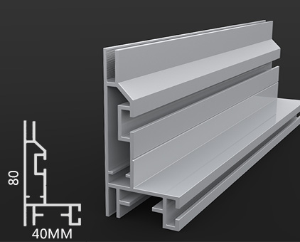 HBMC-W-80卡布燈箱鋁型材