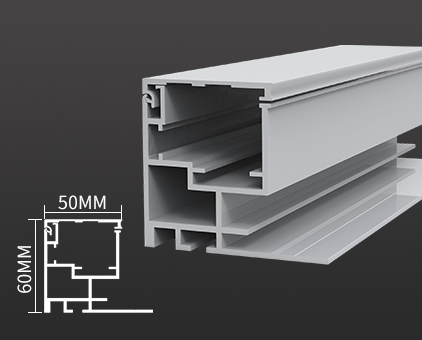 HBMA50-60正面開啓拉布燈箱鋁型材